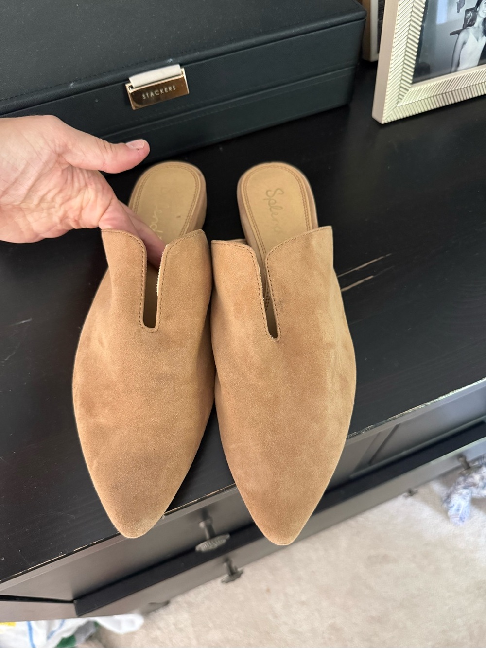 Splendid Mule - Suede Camel
